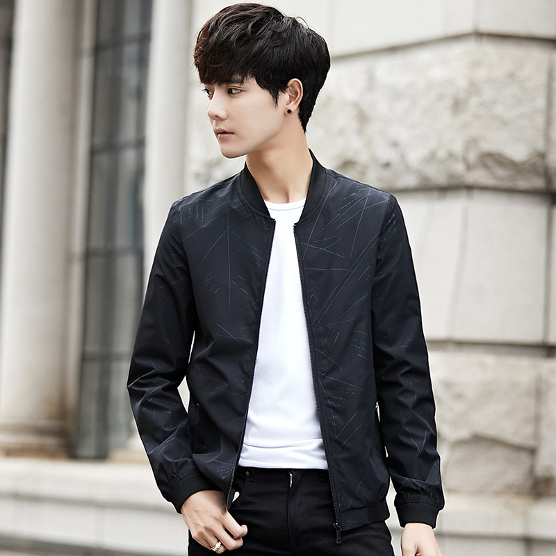 Dad's Coat Spring Clothing Middle-aged Jacket Casual Men's Spring and Autumn Middle-aged Men's Summer Clothing Thin Coat for the Elderly