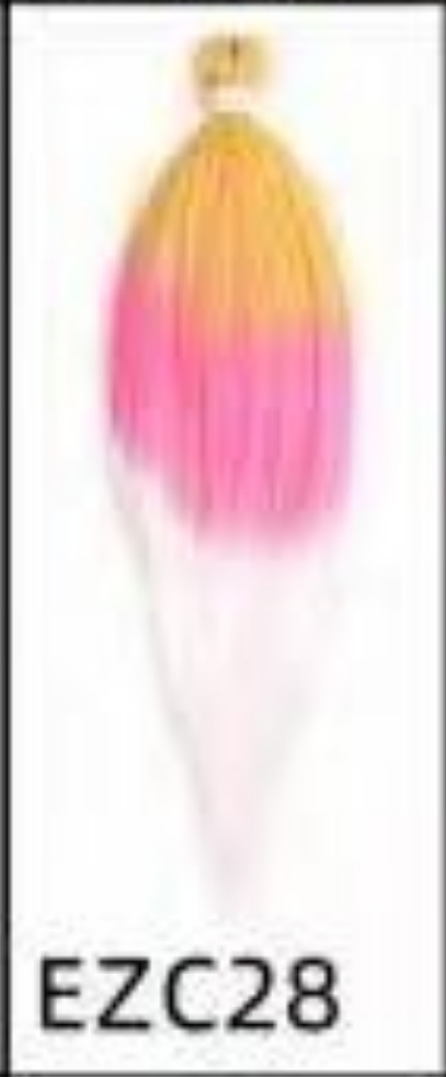 EZ color pelucas grandes trenzas pre estiradas crochet trenzas pre estiradas africanas trenzas sucias