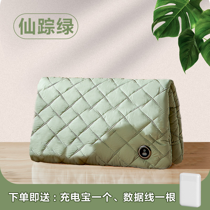 梵菲斯グラフェンスマート無水防爆充電暖手袋ダウン熱暖腹暖布団女子用|undefined
