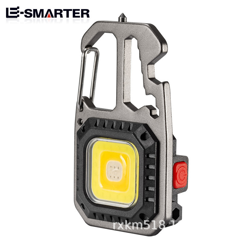 Éxito de ventas transfronterizo: linterna LED mini ultracompacta para llavero: linterna portátil ligera de alta intensidad