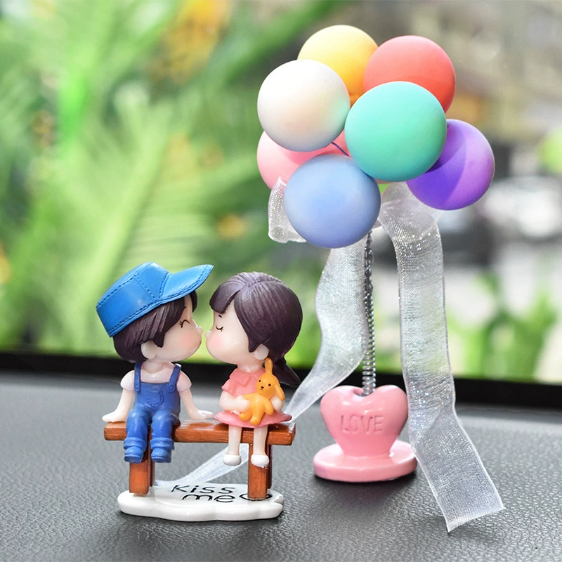 Автомобильный прибор Power Swing внутри автомобиля пара"кבאbebe Cartoon Swing Couple Creative Office Table Factory