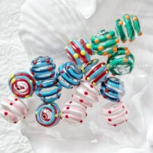 【肥皂泡泡】透明空心琉璃圆珠散珠diy手工项链耳饰配件材料