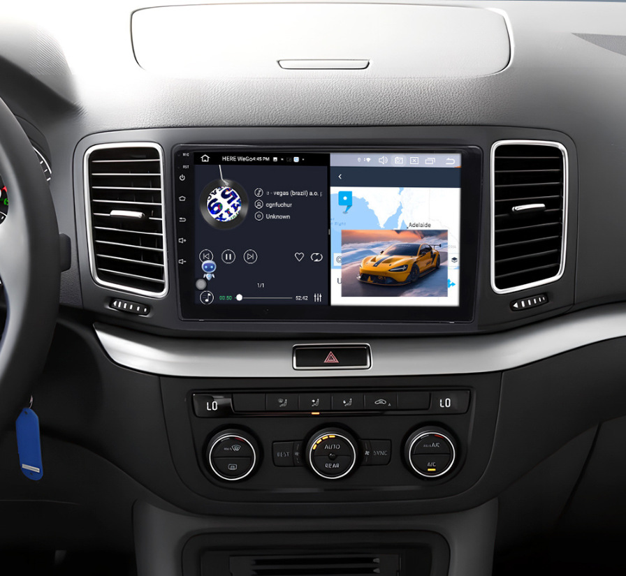 Suitable for Volkswagen, Seat, Android car navigation, Magotan rearview camera, Golf GPS navigation all-in-one device