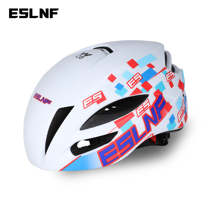 Eslnf Bicycle Cycling Helmet Road Mountain Bike Safety Helmet Men's and Women's One-Piece Breathable Universal Helmet