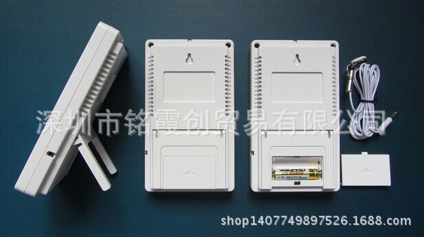 KT-907大屏室内室外双温同显温湿度表 带报警记忆功能 批发