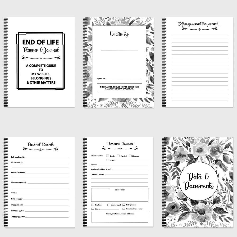 Amazon in Case I Go Missing Binder Life End Planning Emergency Live Folder