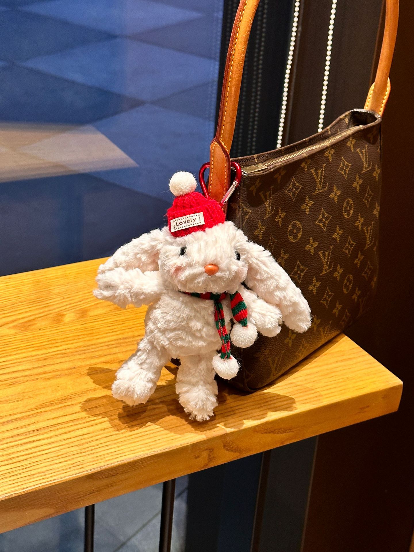 Rabbit car seat belt shoulder pad anti-collar protective cover car ornaments cute plush girl car interior