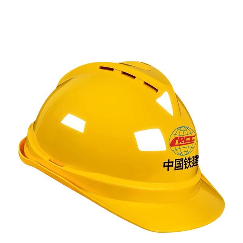工事現場のヘルメットは印刷の字の国標v型を予約して、absを厚くしてヘルメットの通気性を防ぎます。|undefined