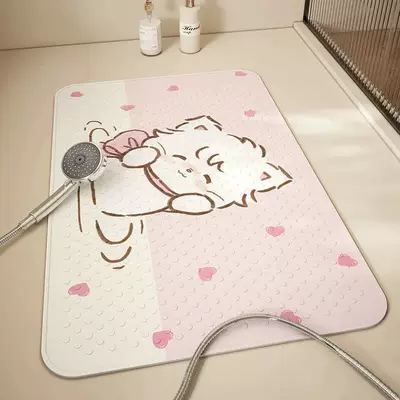 Toilet Waterproof Cute Cartoon Mat – Avtomobil döşəmə paspasları - bath-powder-cat-019-4070cm