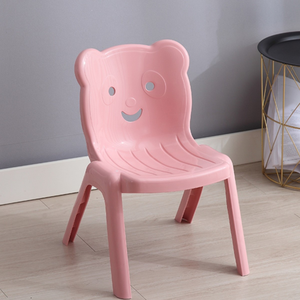 Children's Stool Kindergarten Non-Slip Adult Baby Backrest Chair Bench Children's Chair Household Plastic Learning Table and Chair