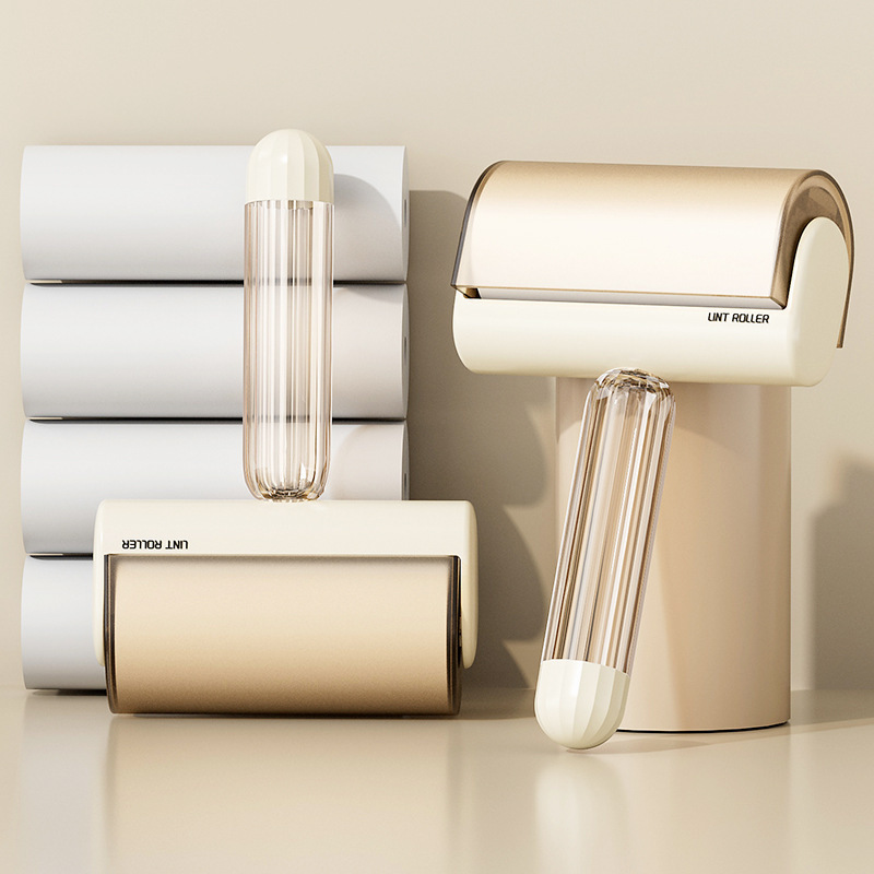 Lint Roller with Tear-Off Paper Rolls for Removing Floating Hair and Dust, Suitable for Pet Hair and Clothing Lint Roller with Tear-Off Paper Rolls for Removing Floating Hair and Dust, Suitable for Pet Hair and Clothing