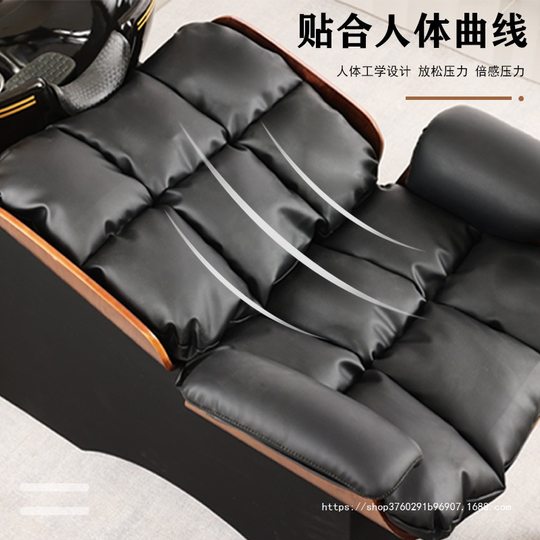 Al Manufacturer Direct Sales Internet Celebrity Barber Shop Shampoo Bed Flushing Massage Semi-Reclining Beauty Salon Hair Salon Special Others