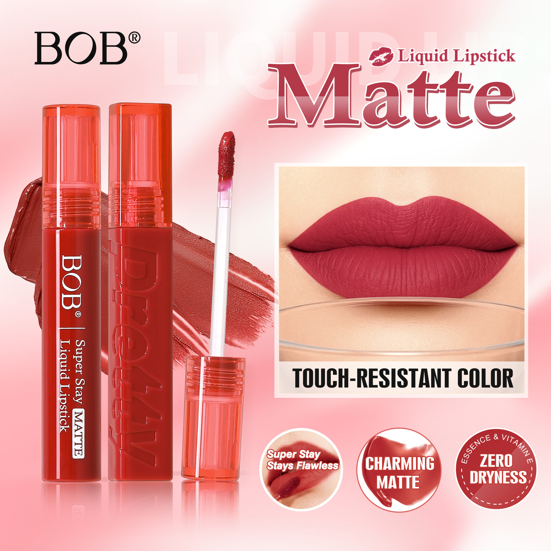 Gloss à lèvres mat velouté longue tenue couleur intense_voghion.com