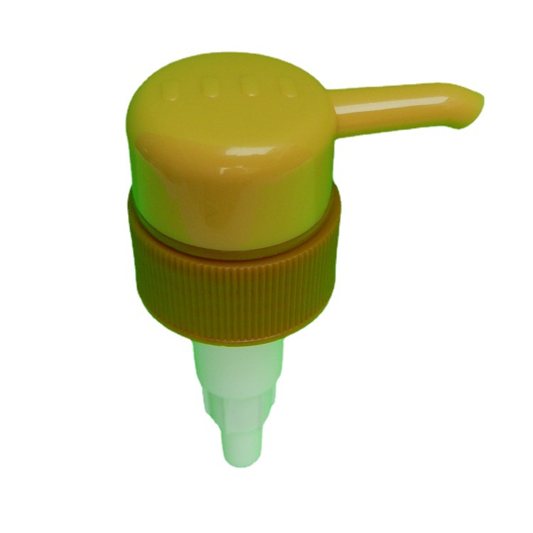 化妆品手压式乳液泵头 广州洗护包装厂批发化妆品乳液泵头塑料泵