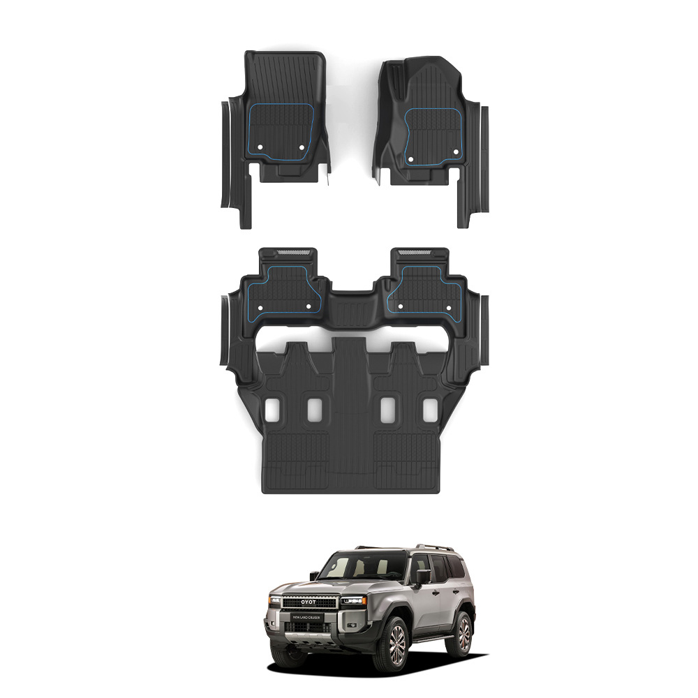 Aplicable ToyotaLandCruiserPradoLc250 alfombrilla de coche TpeFloorMat almohadilla de pie de inyección