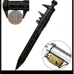 Creative stationery plastic silver scale advertising gift promotion stationery tool pen vernier caliper ballpoint pen