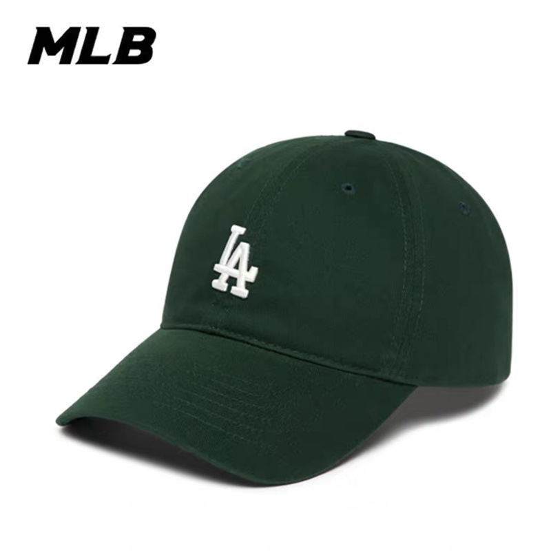 韩国MLB帽子情侣同款软顶小标NY鸭舌帽LA休闲明星男女同款棒球帽|undefined