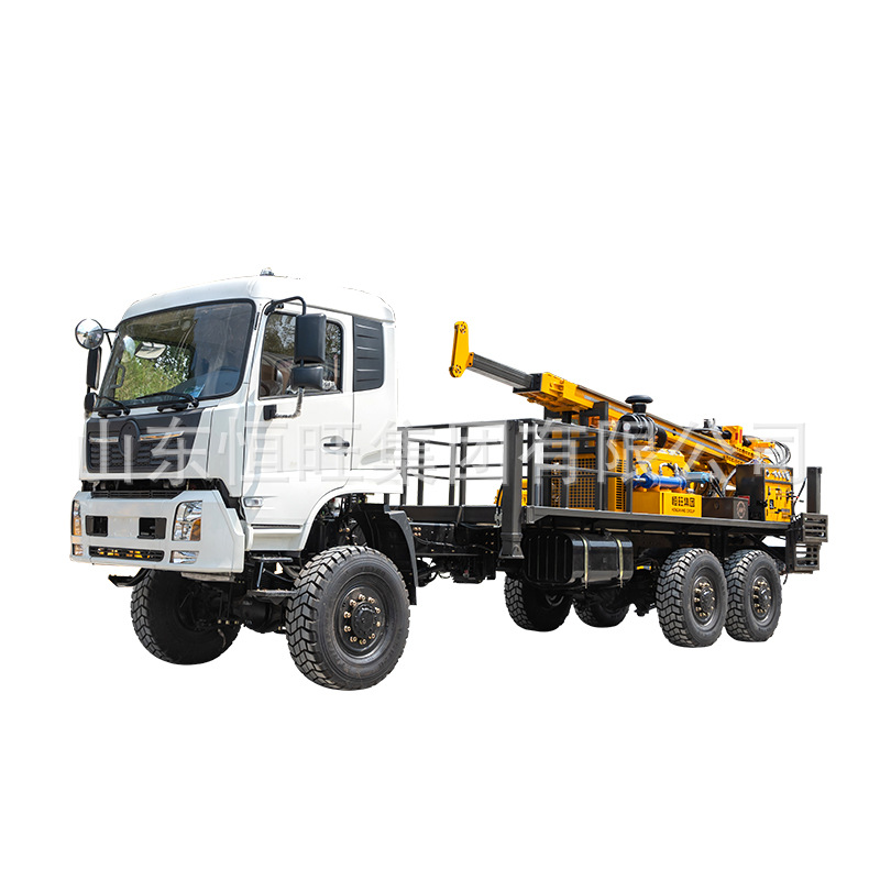 Máquina de perforación de núcleo de cuerda, muestreo completo de roca y suelo, perforación de núcleo, exploración y estudio, vehículo hidráulico completo