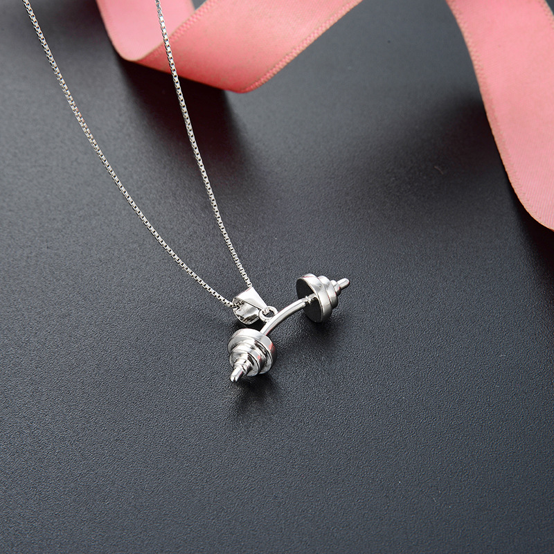 Venta al por mayor estilo japonés y coreano s925 Cadena de clavícula de plata joyería popular colgante transfronteriza collar de accesorios de barra de mujer