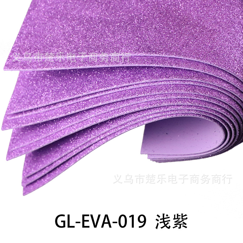 A4/A3/50x70 fábrica al por mayor Eva oro polvo esponja papel 2mm kindergarten DIY papel hecho a mano sin pegamento