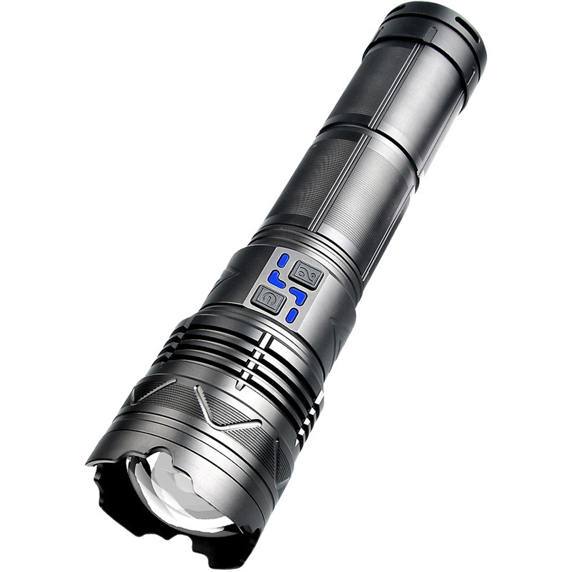 Al por mayor transfronteriza láser blanco de alta potencia linterna de carga al aire libre Super brillante especial LED multifuncional hogar