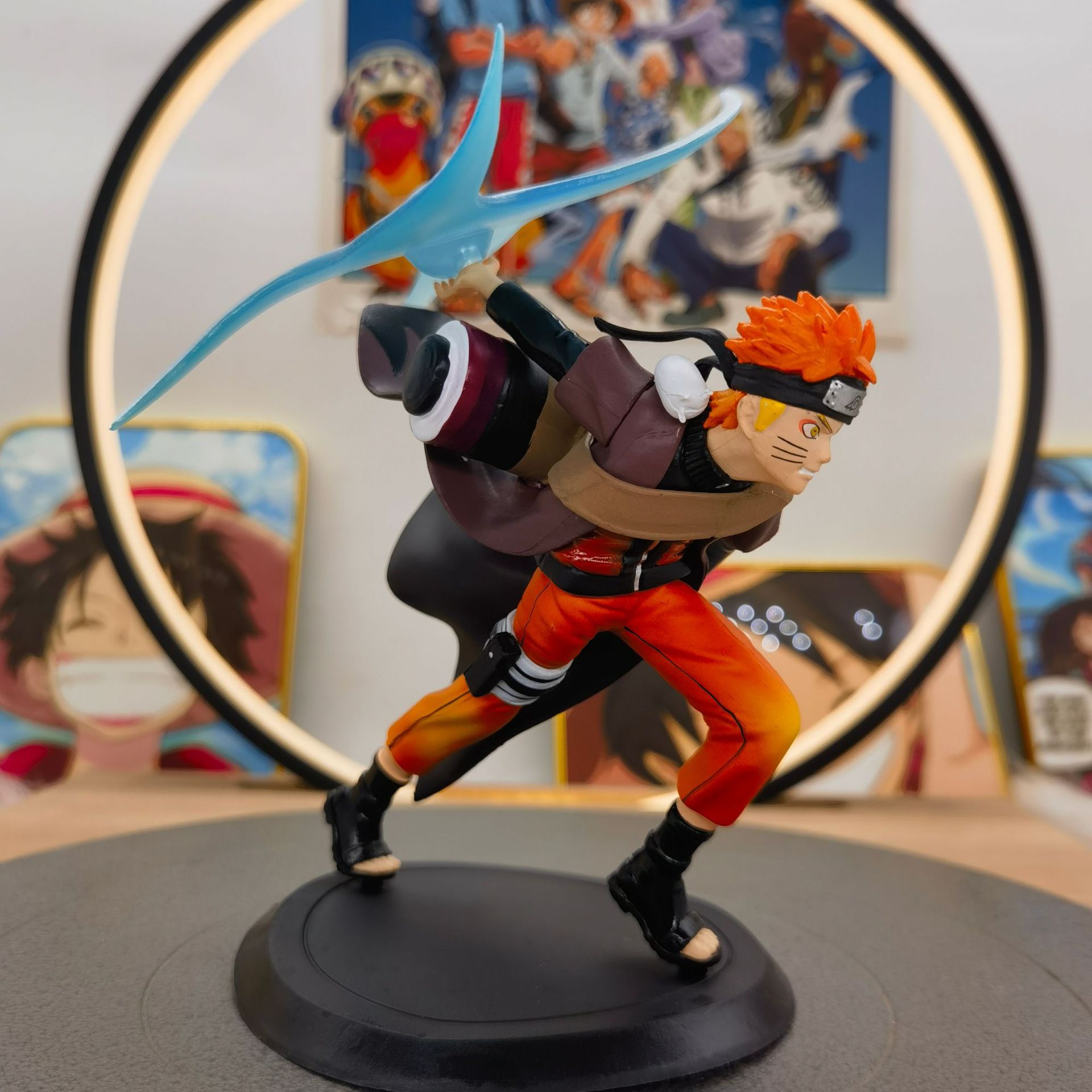 나루토 손으로 만든 소용돌이 나루토 장식품 2 세대 다밍 맨 인형 PVC 장난감 공장 재고