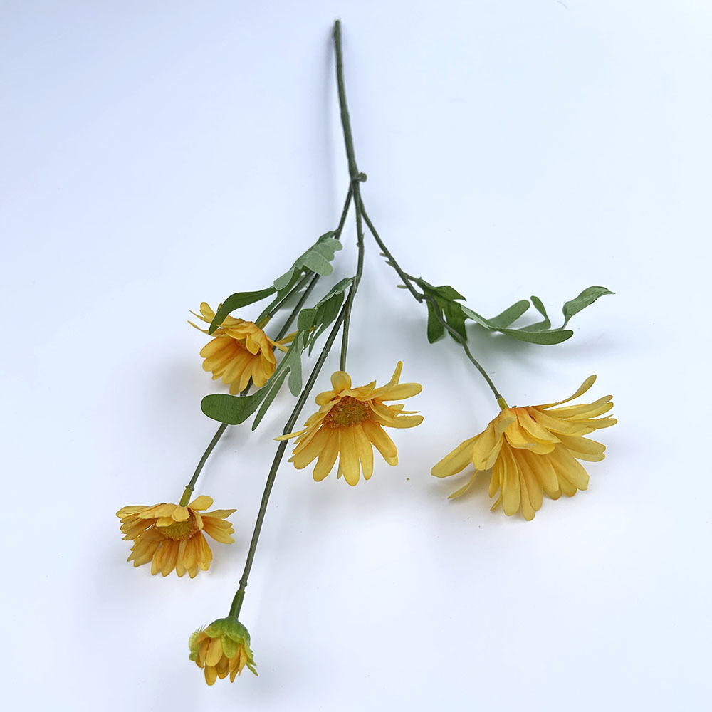 multi-head wild chrysanthemum flower flower INS wind simulation flower factory home decoration wedding_voghion.com