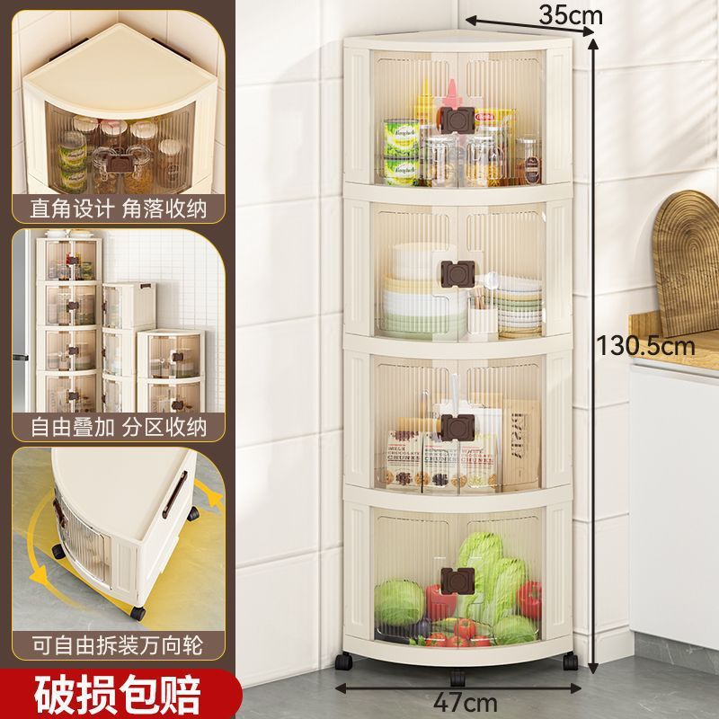 三角置物架角柜转角柜客厅厨房墙角收纳柜卫生间三角柜角落墙边柜|undefined