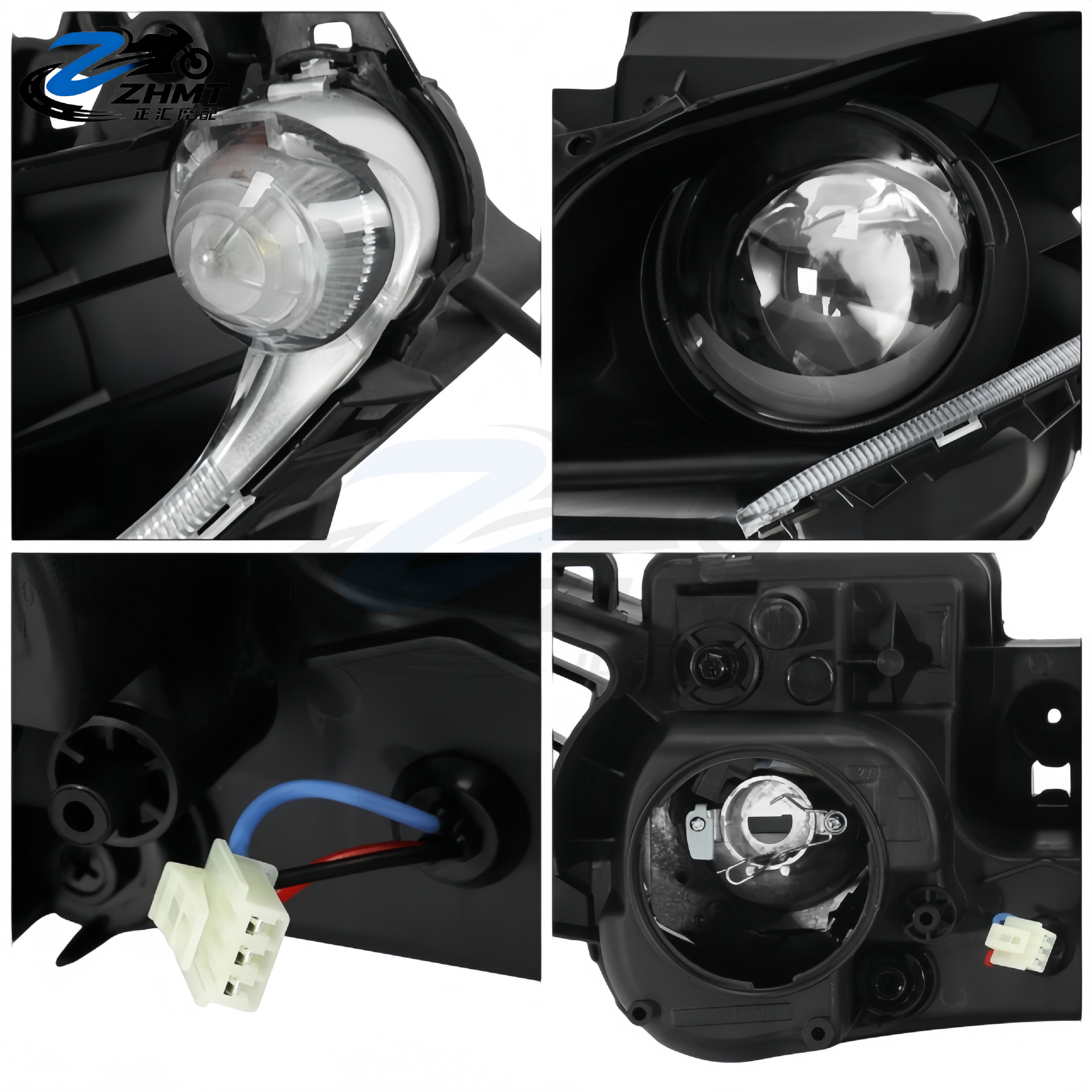 Suitable for YAMAHA motorcycle headlight assembly, front headlight, R1 model, 2012-2014