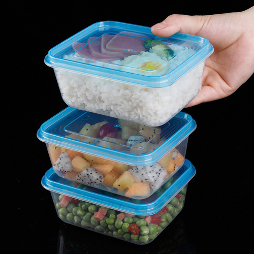 Meiya Jingcai crisper food grade microwave heating lunch box plastic transparent seal box department store wholesale