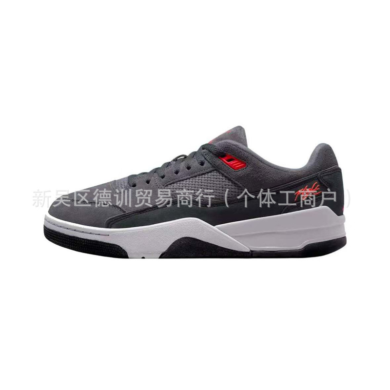 新款Aj flightcourt黑色男鞋联名低帮板鞋蓝色女鞋情侣百搭滑板鞋|undefined