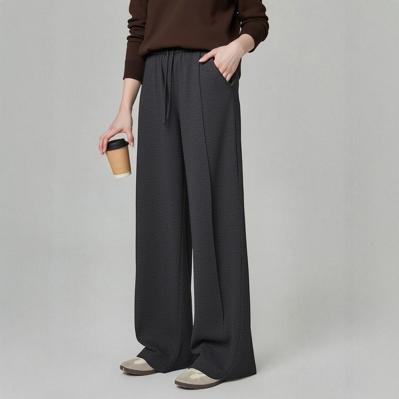 120kg Plus Size Wide-Leg Pants for Fat mm New Plus Size Women's Autumn and Winter Loose Casual Versatile Glutinous Rice Pants 3577 120kg Plus Size Wide-Leg Pants for Fat mm New Plus Size Women's Autumn and Winter Loose Casual Versatile Glutinous Rice Pants 3577