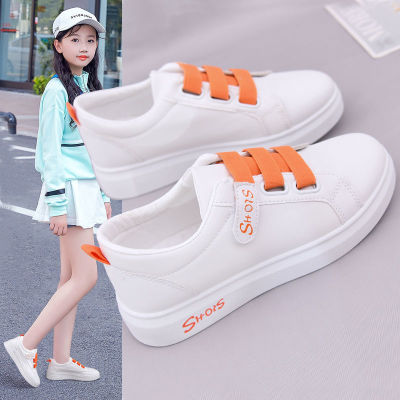 undefined8 girl Korean Edition White shoes Spring and summer 9 children waterproof skate shoes 10 Primary and secondary school students girl gym shoes 15 yearundefined