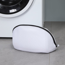 新款白色三明治洗鞋袋洗衣机专用过滤网专用防变形鞋子洗护袋批发