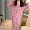 Полнопринт: розовые сердечки