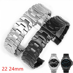 パネライ ルミノ/ファットオーシャン PAM0441/111 シリーズ ステンレススチール時計ストラップ 22 24mm に適しています。