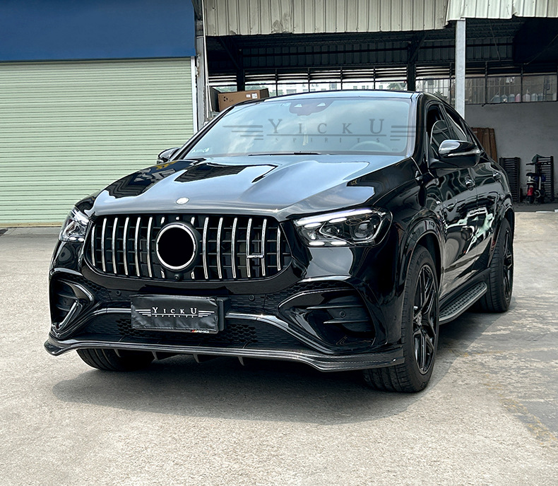 Suitable for 20-24 Mercedes-Benz Gle Modified Ld Front Lip and Rear Lip Brbs Front Shovel and Rear Lower Group 450 Carbon Fiber Surround