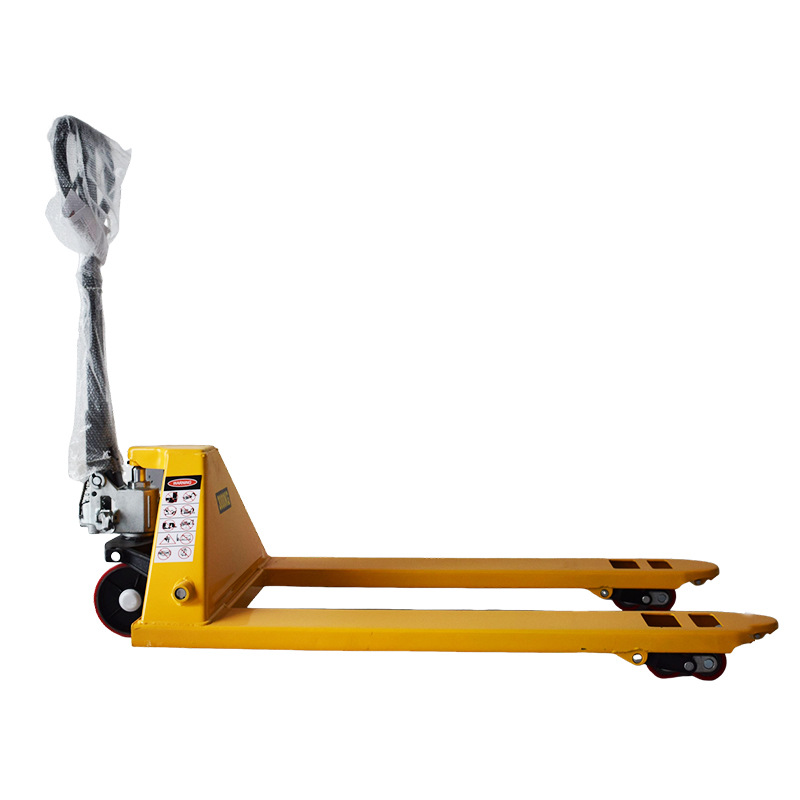 Cargador hidráulico de mano pu rueda de buey silencioso carretilla elevadora remolque hidráulico almacén pallet carga de buey