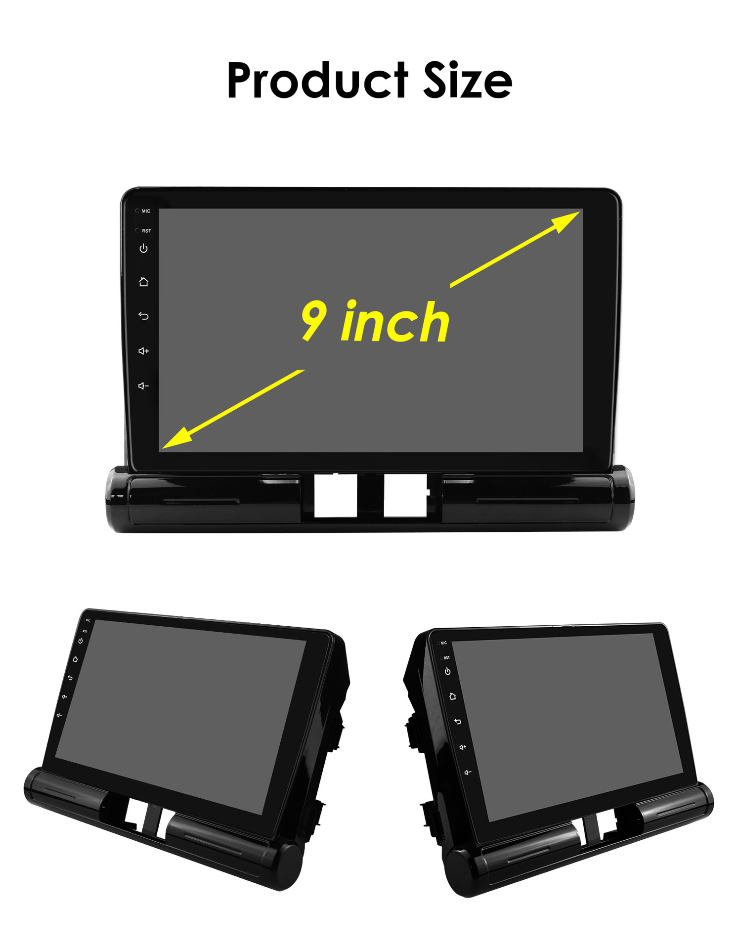 Cross-border goods 9 inches suitable for Citroen C3 car 17-23 car Bluetooth Android large screen navigation GPS