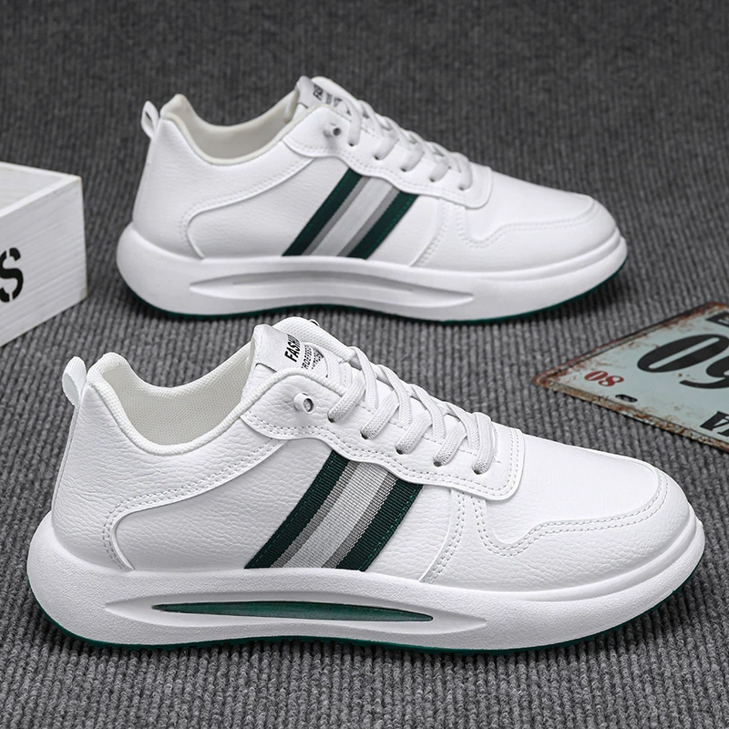 Новые мужские белые кроссовки для дропшиппинга, модные и универсальные повседневные туфли, мужская спортивная обувь, кроссовки для трансграничной торговли, оптовая продажа мужской обуви