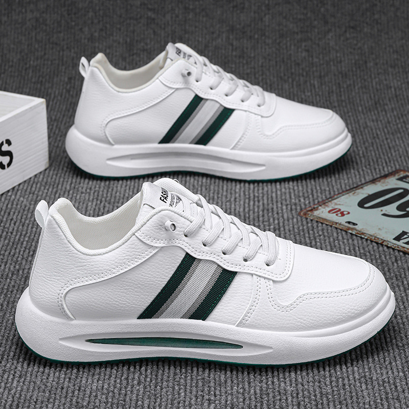 Dropshipping New Men's White Sneakers, Fashionable and Versatile Casual Shoes, Men's Sports Shoes, Cross-Border Sneakers, Men's Wholesale