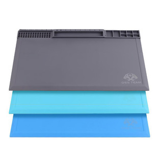 Computer mobile phone repair heat insulation rubber mat continuous high temperature function magnetic welding table desktop Workbench silicone mat