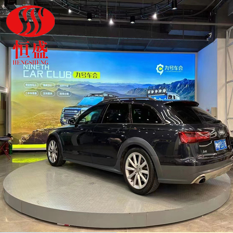 厂家现货汽车转盘展厅旋转平台车展旋转圆台电动升降转台掉头转台