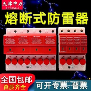 Tianjin Zhongli Surge Protector cpm-R100T Fuse Chip Arrester Three-phase Four-wire Manufacturers Other