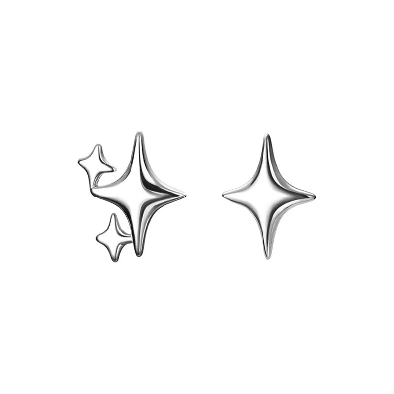 Small cute earrings, silver 925 sample, 2022 collection