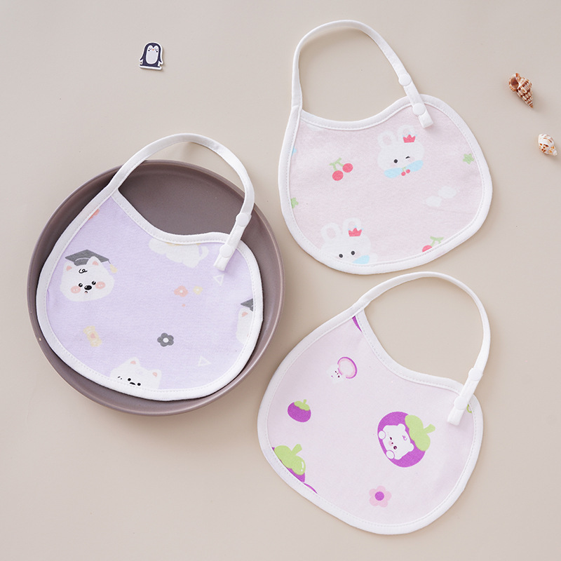 Newborn saliva towel for boys and girls baby bib pocket children waterproof milk spitting cushion towel for small baby cotton summer thin