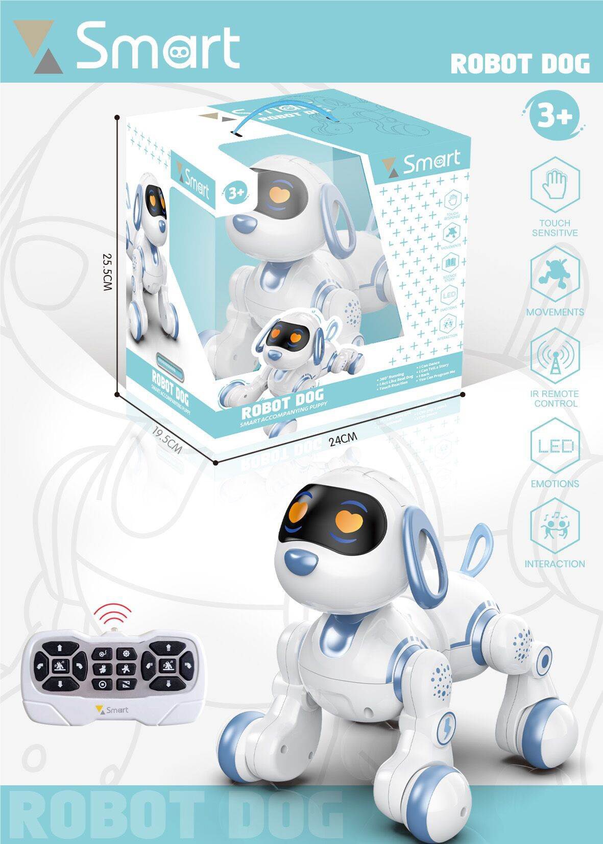 Transfronterizo Amazon venta caliente de juguetes inteligentes de control remoto para niños máquinas eléctricas mascotas gatos educación temprana fábrica de acertijos