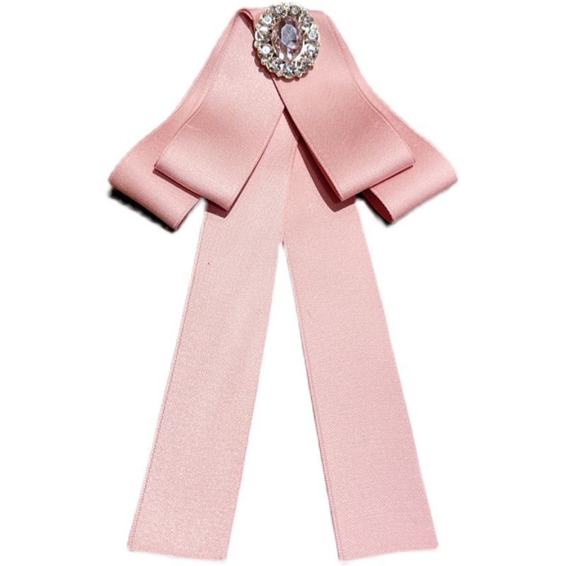 Modische Schleifen-brosche Mit Strass Für Damen_voghion.com