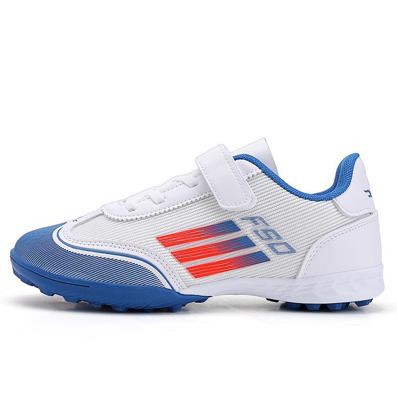 Tenis de Fútbol Infantil TF con Velcro de Caucho y PU para Entrenamiento