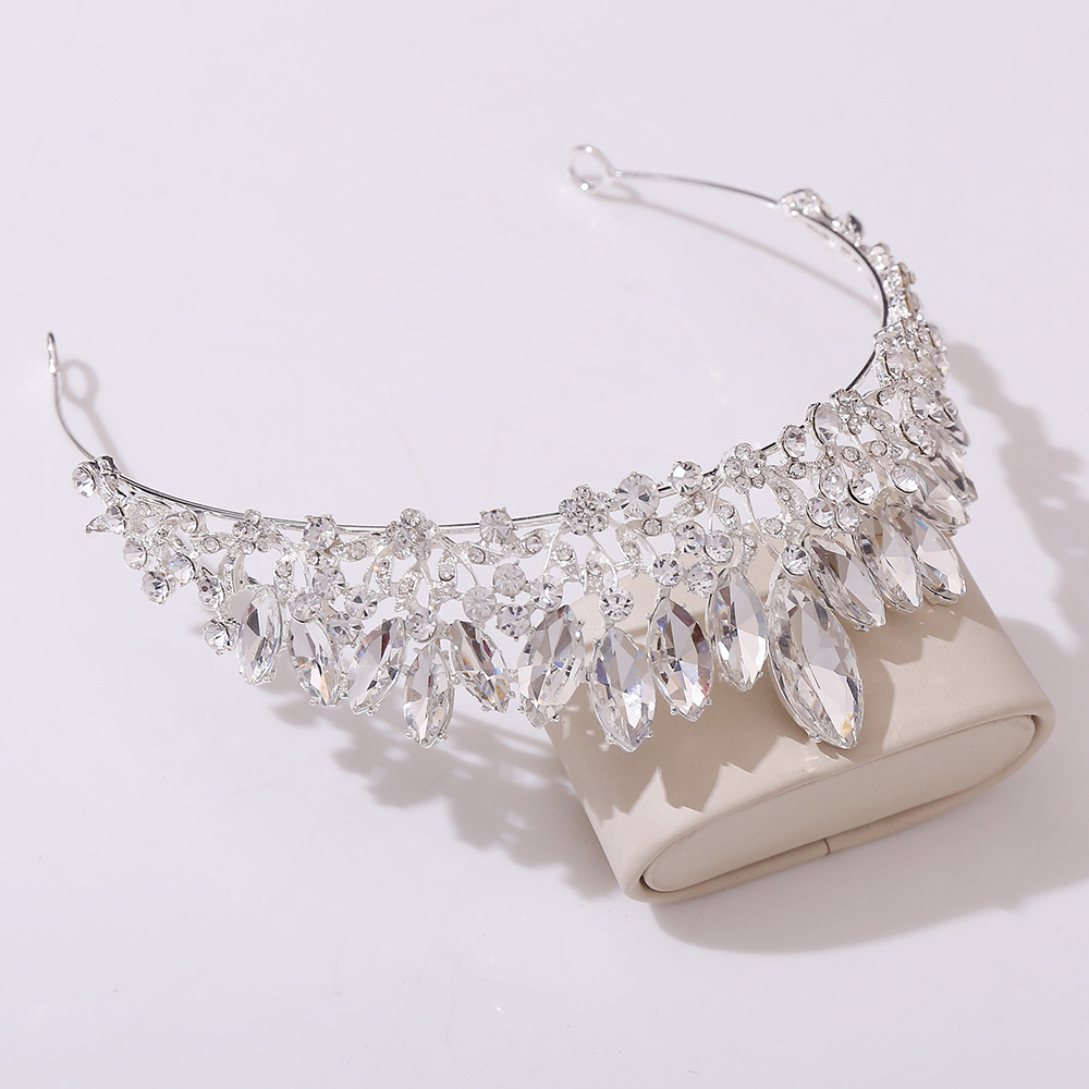 Wedding, Festival Occasion Alloy, Rhinestone Material Elegant Crown Alloy Rhinestone Crown